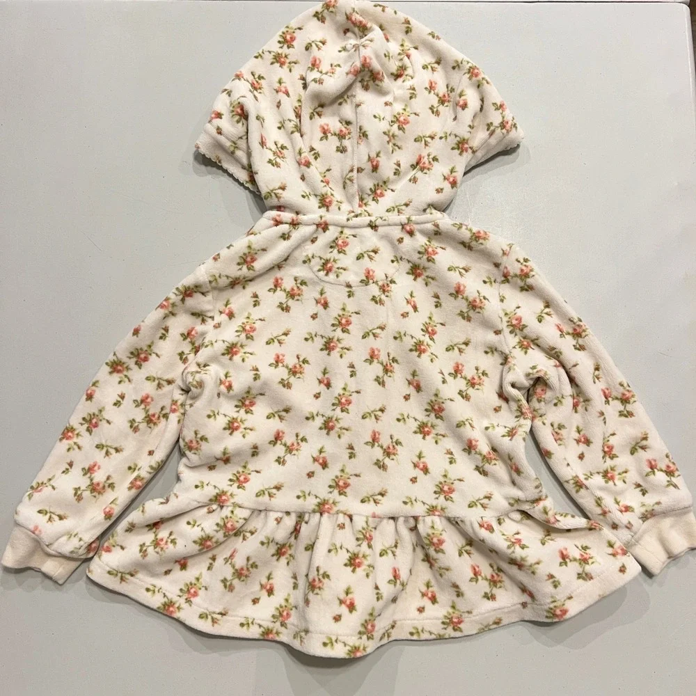 Ralph Lauren Girls 18M Floral Velour Jogger Set‎ Coquette Cottagecore Lounge